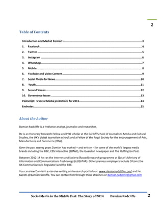 Social Media in the Middle East: The Story of 2014 | PDF
