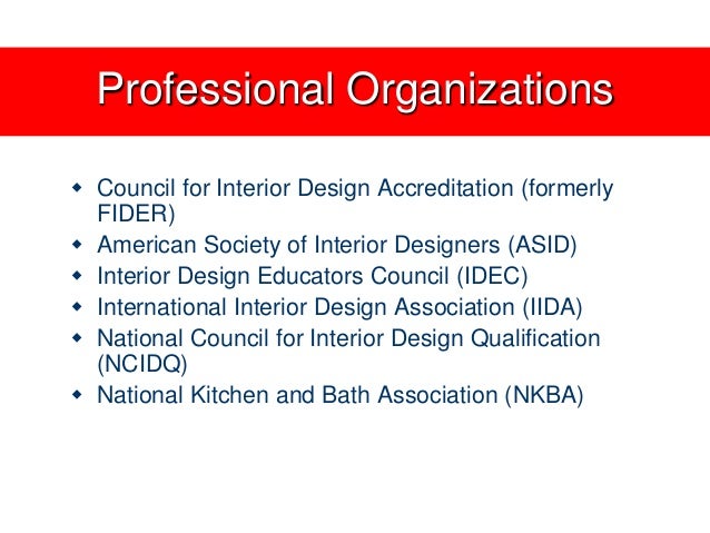 30 professional organizations council for interior design accreditation council of interior design accreditation i98 interior
