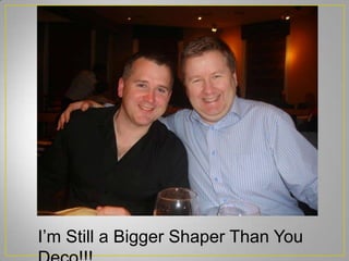 I’m Still a Bigger Shaper Than You
 