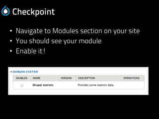 Drupal module development | PDF