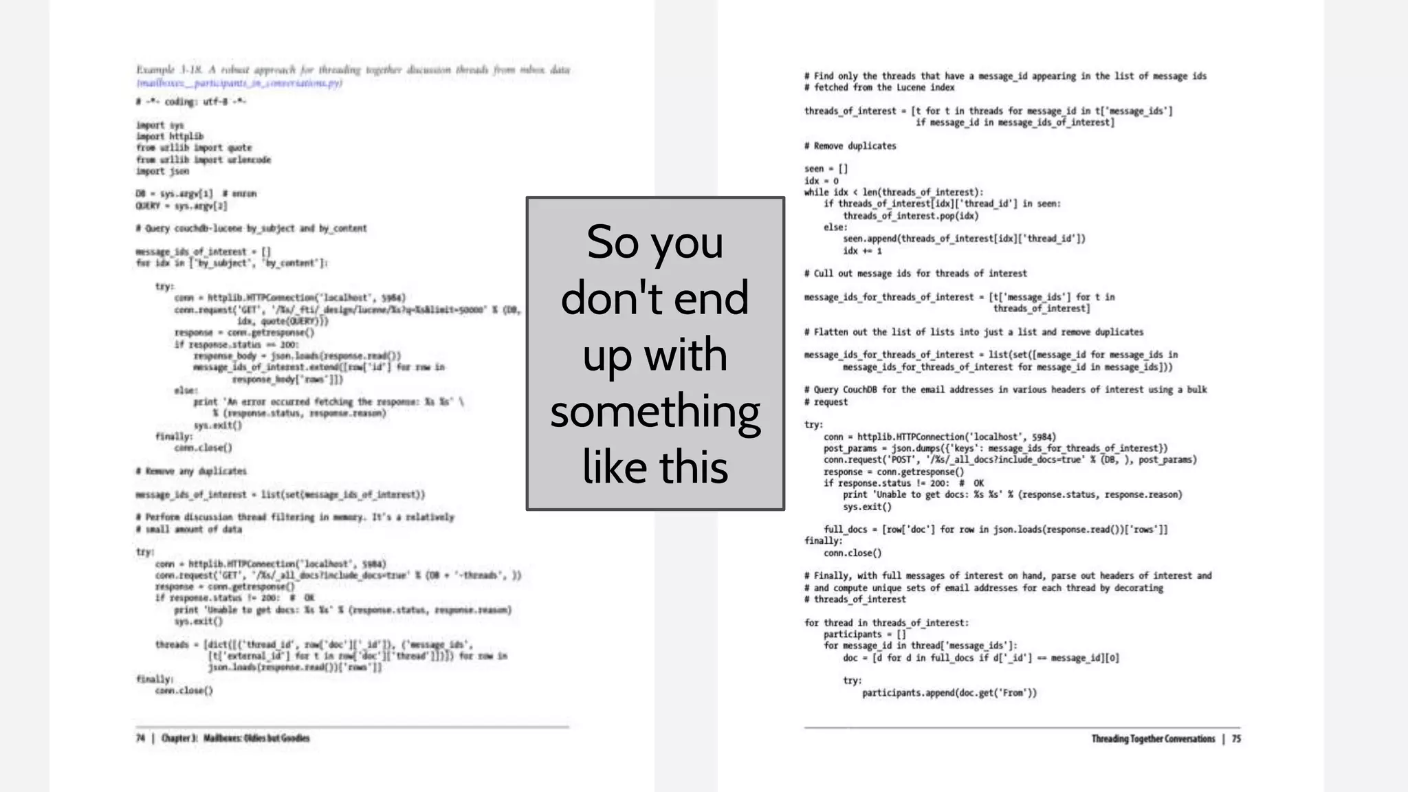 So you
don't end
up with
something
like this
 