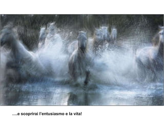 … .e scoprirai l’entusiasmo e la vita! 