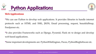 Comprehensive Introduction to Python Programming and Data Science | PPT