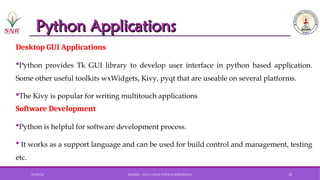 Comprehensive Introduction to Python Programming and Data Science | PPT