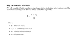 Basic Statistical and Machine Learning Techniques | PDF
