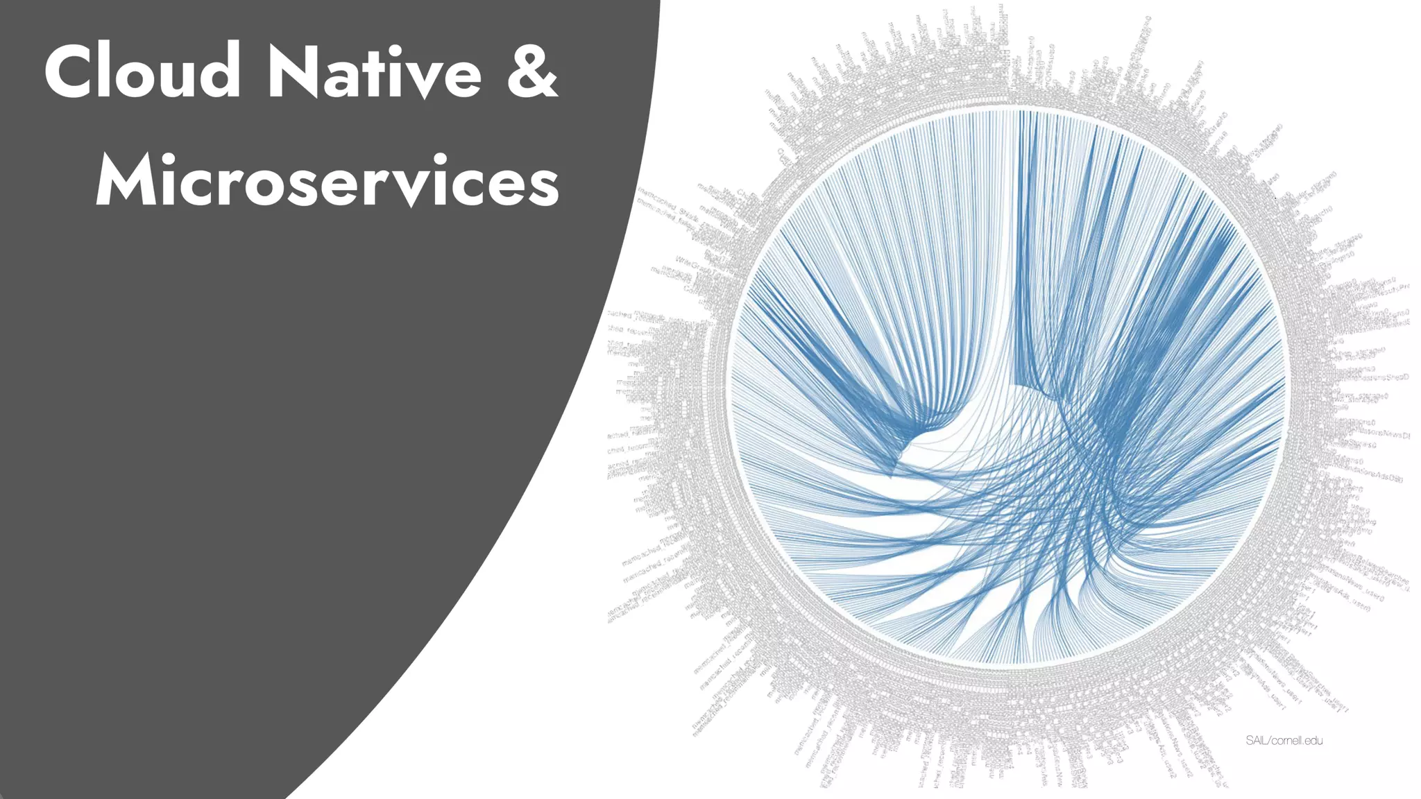 Kubernetes
AWS GCP Azure
Docker
Consul
Terraform Istio
Zipkin
Envoy
Serverless
OpenShift
KafkaLamba
Prometheus
Containerd
Helm
Cloud Foundry
Linkerd
Etcd
CoreDNS
MongoDB
Redis
InfluxDB
Jaeger
gRPC
CRI-O
Cognito
Fargate
Cloud Functions
Cosmos
BigQuery Spark
Rook
Ceph
NGINXHAProxy
Open vSwitch
NSX Sensu
Vault
Aurora
Nomad
SAIL/cornell.edu
 