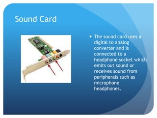 Damons components of a computer technical | PPTX