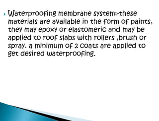 Damp proofing course archna | PPTX
