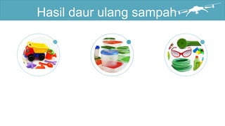 Hasil daur ulang sampah
 
