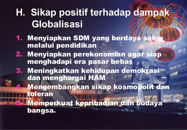 Contoh Globalisasi Dalam Bidang Ham - Contoh 0108