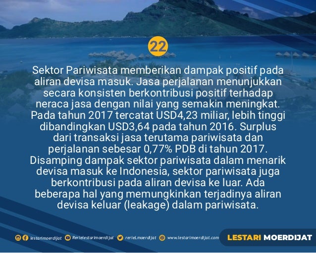 Dampak Pariwisata Terhadap Perekonomian Indonesia