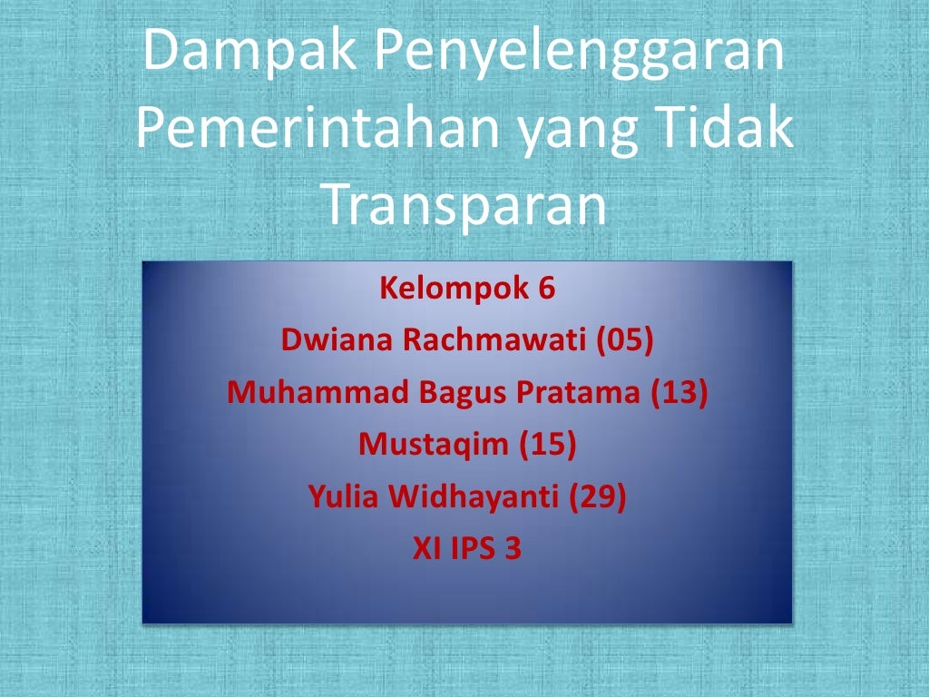 Pemerintahan yang Transparan: Bagaimana Indonesia Meningkatkan Kinerja Pemerintahan dengan Menggunakan Teknologi
