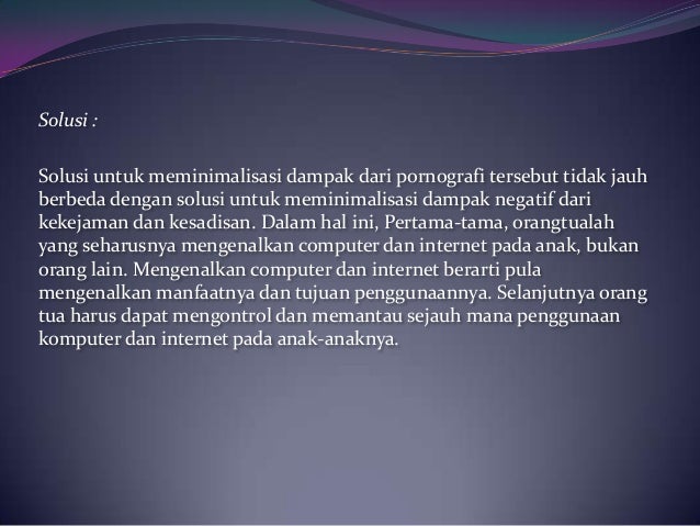 Dampak Perkembangan Teknologi Informasi