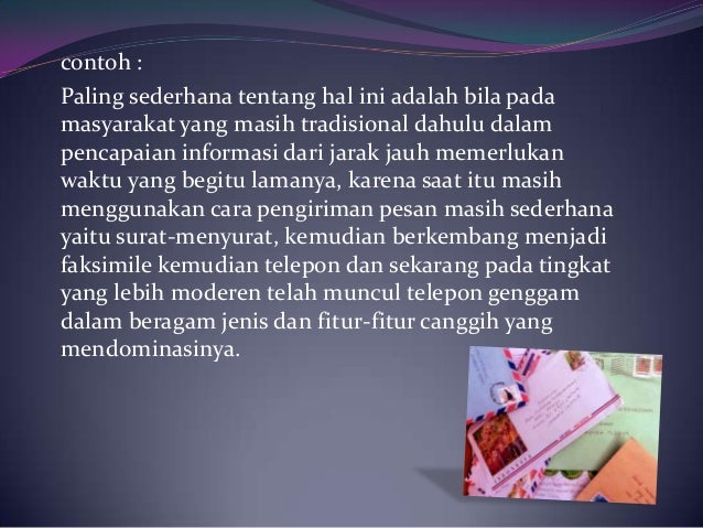 Dampak perkembangan teknologi informasi