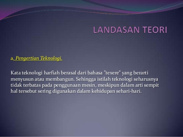 Dampak perkembangan teknologi informasi