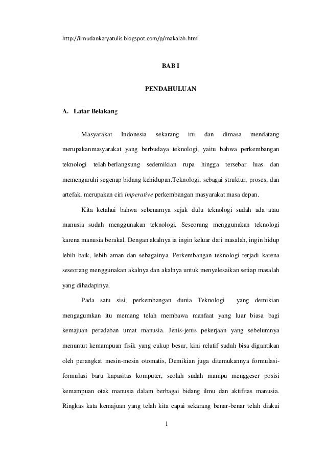 Dampak Teknologi Terhadap Tatanan Hidup Masyarakat