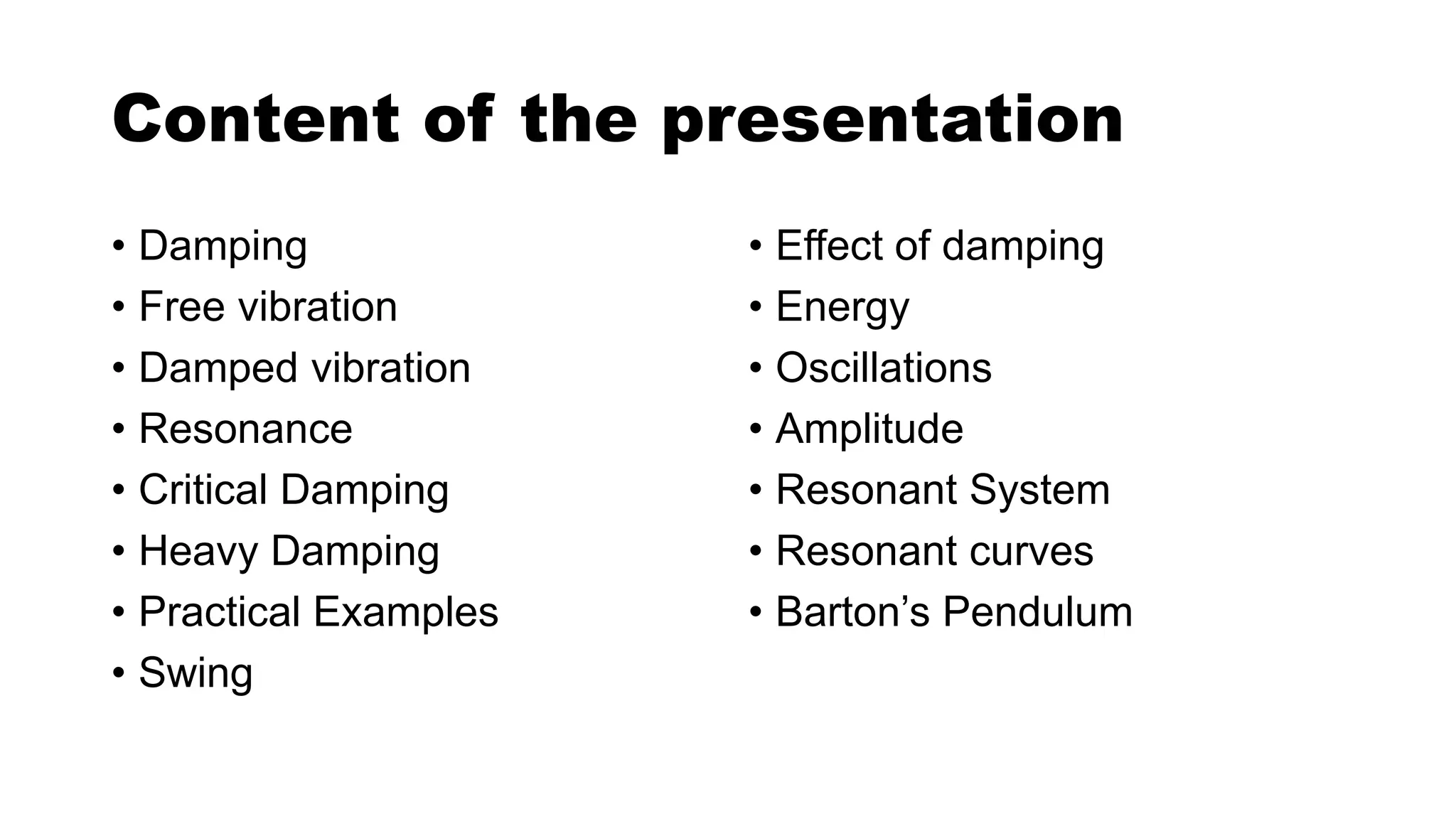 DAMPED VIBRATIONS and RESONANCE.pptx