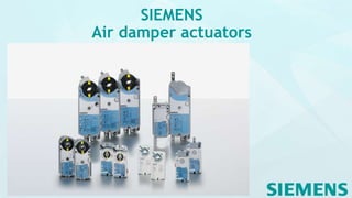 SIEMENS
Air damper actuators
 