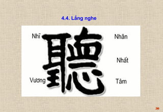 50 
4.4. Lắng nghe 
 
