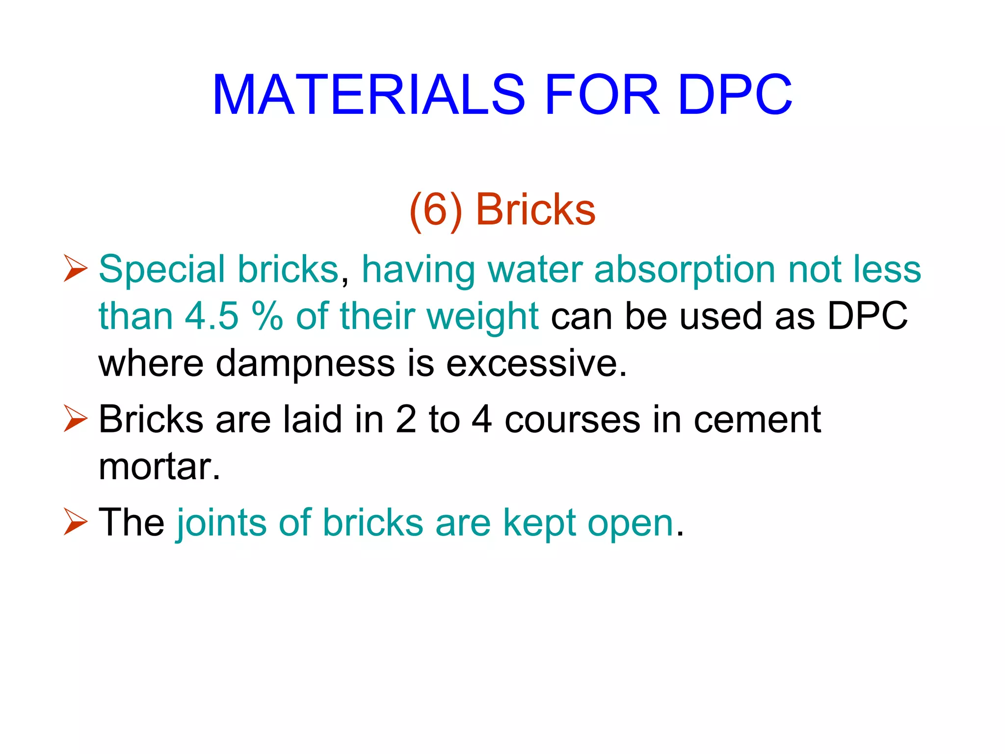 Damp Proof Course | PDF