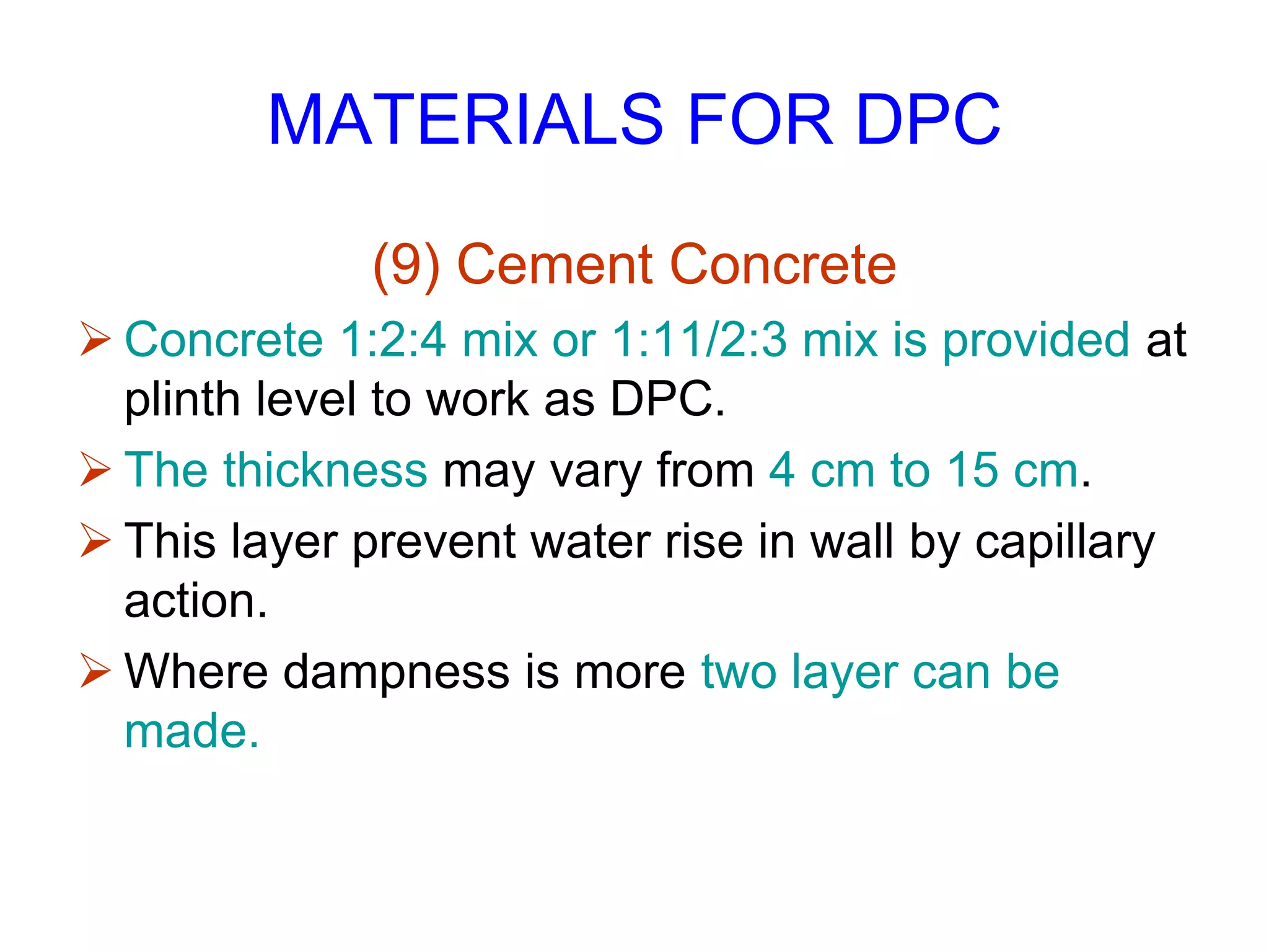 Damp Proof Course | PDF