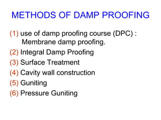Damp proof course | PDF