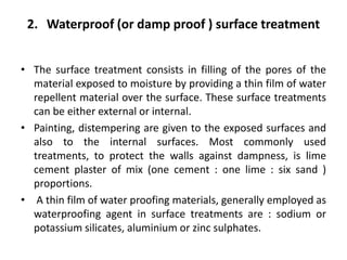 Damp proofing | PPTX