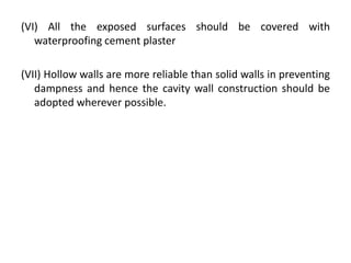 Damp proofing | PPTX