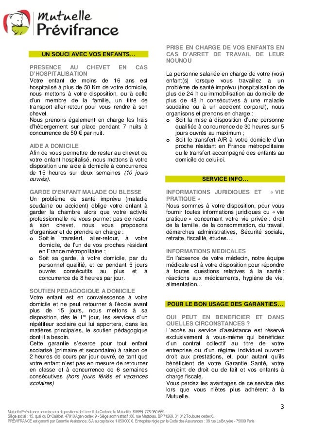Conditions générales : Défense Mutuelle Santé slideshare - 웹