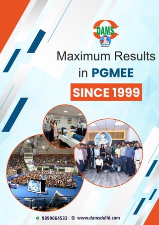 eMed
icoz
Maximum Results
in PGMEE
SINCE 1999
www.damsdelhi.com
9899664533
 