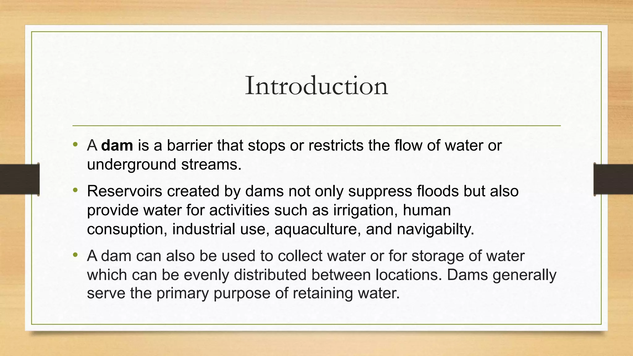 Dam types | PPTX