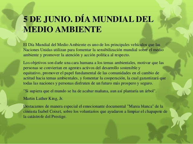 Dia Mundial Del Medio Ambiente