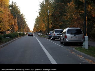 Grandview Drive , University Place, WA  (33 mph  Average Speed) 