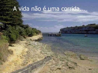 A vida não é uma corrida... 
