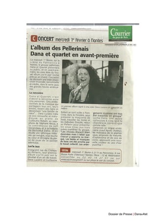 Dossier de Presse | Dana&4tet
 