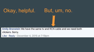 But, um, no.Okay, helpful.
 