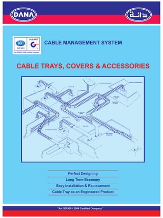 Dana Cable Trays/Troughs [Hot Dip Galvanized/Stainless Steel/Aluminum/Epoxy Painted/Offshore/Marine] - UAE/INDIA/QATAR/LIBYA/AFRICA/SAUDI ARABIA