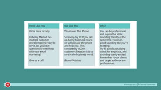 #mozcon @danaditomaso
 