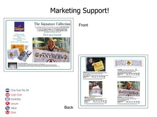 Marketing Support! Front Back 