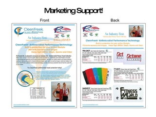 Marketing Support! Front Back 