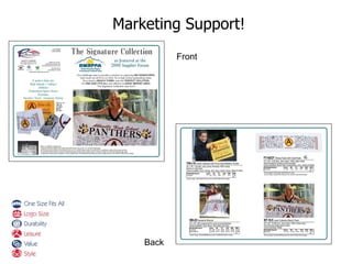 Marketing Support! Front Back 