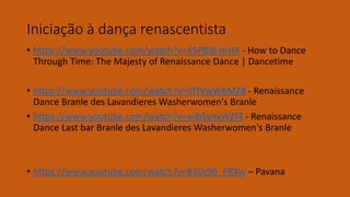 Dança renascentista  