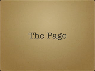 The Page
 