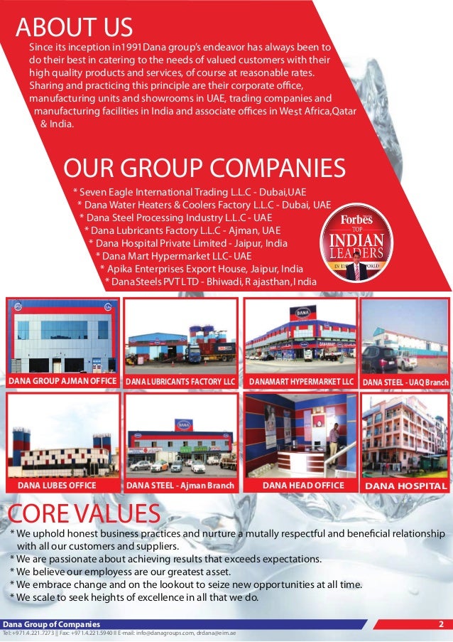 Dana Water Heaters Coolers Factory Llc