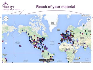 Reach of your material  