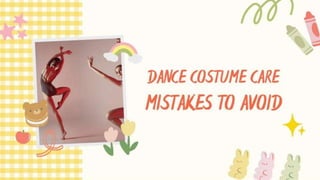 Dance Costume Care - Mistakes to Avoid