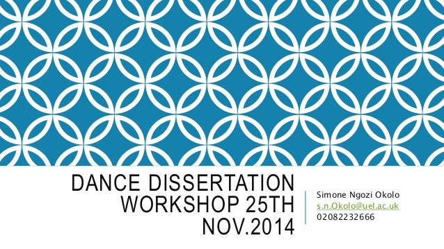 Dance your dissertation 2010