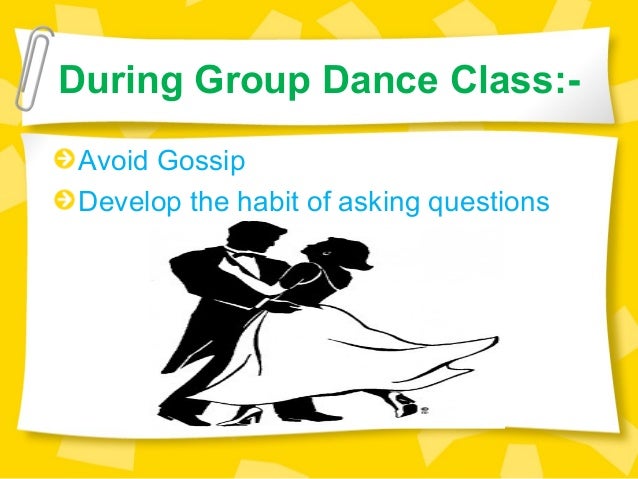 Dance Etiquette – Rules Are Meant For Your Comfortability