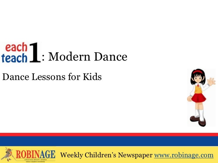 Dance Lessons for Kids: Modern Dance