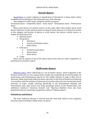 Dance Music | PDF